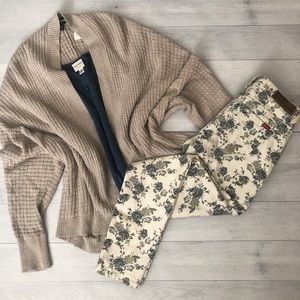 Blue Floral Print ONLY Jeans